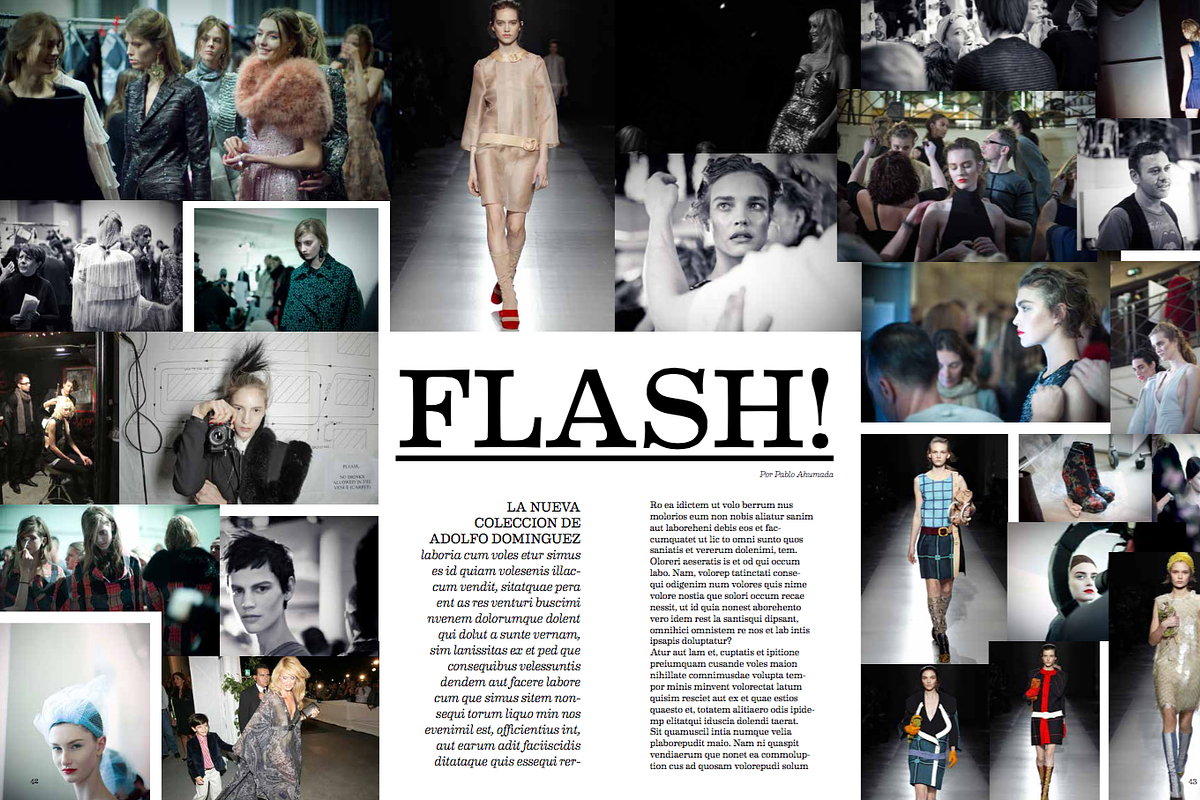Fashion magazine template, a Magazine Template by Cristian Villegas Studio (Photo 6 of 20)