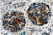 Winter Doodle Big Pack, a Decorative Illustration by BALABOLKA (Thumbnail 2 of 12)