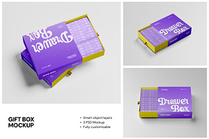 Gift Box Mockup