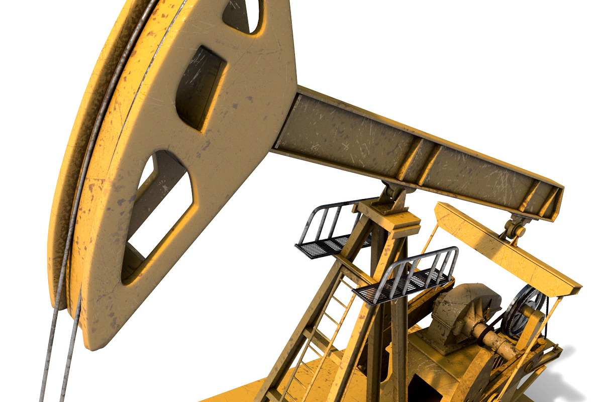 Oil Pump Jack, an Object 3D Model by Tedi Permana (Photo 10 of 13)