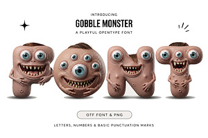 Gobble Monster Font