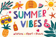 Summer Vibes Collection, an Object Graphic by PawLoveArt (Thumbnail 1 of 15)