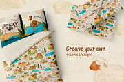 Farm Baby Map creator, an Animal Illustration by Alamella (Thumbnail 2 of 14)