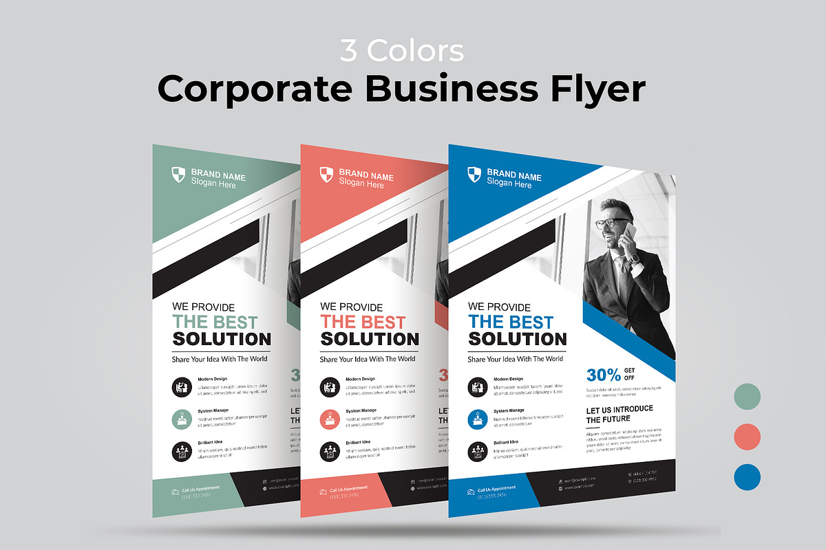 Corporate Business Flyer Template preview 8
