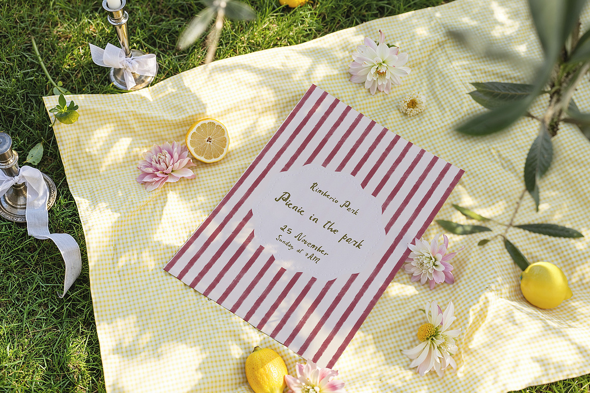 Dolce Picnic Summer Backgrounds, a Background Graphic by lerinartstudio (Photo 4 of 11)