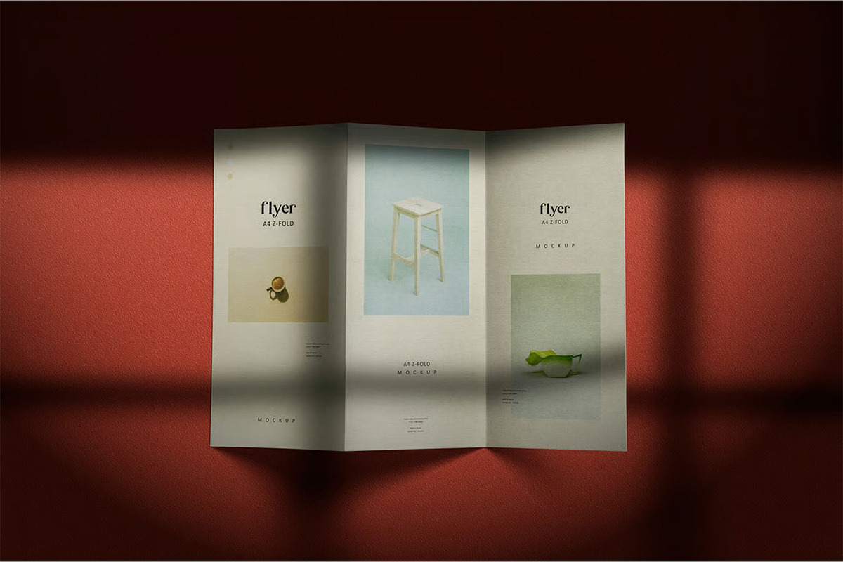 Trifold Mockup, an Advertising Mockup by megostudi0 (Photo 7 of 7)