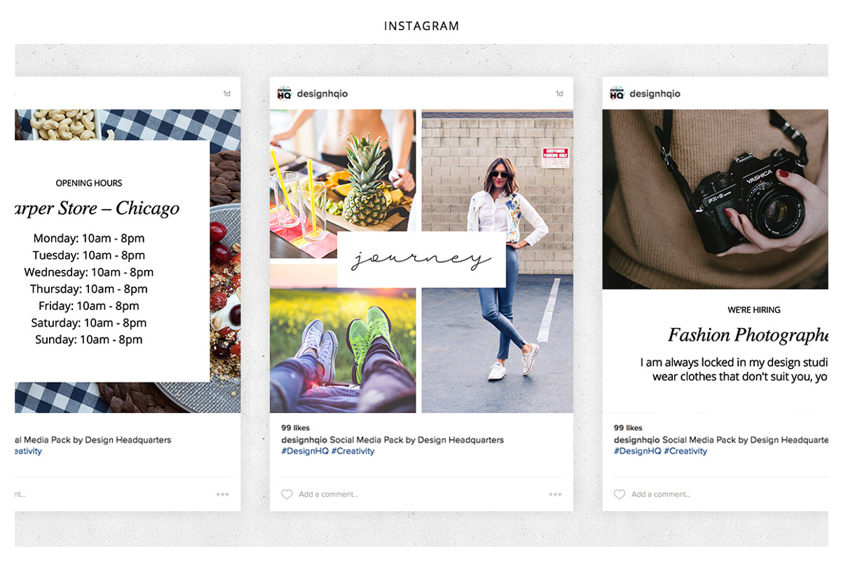 Gorgeous Social Media Template Pack, a Social Media Template by DESIGN HQ (Photo 6 of 7)