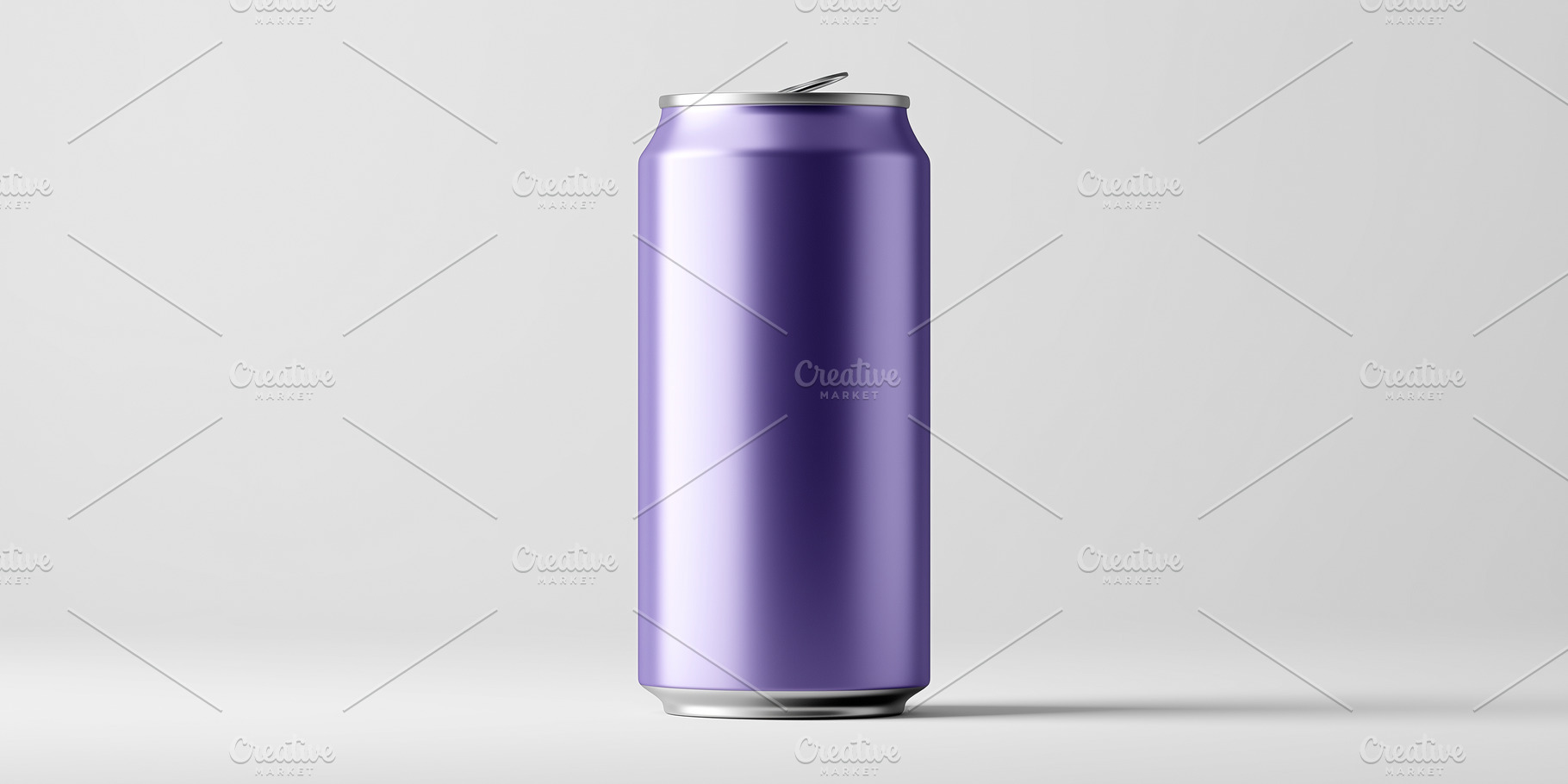 Blank purple 300ml aluminum can on, a Food & Drink Photo by MistyDay