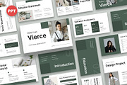 Vierce - Aestethic CV Resume PPoint, a Presentation Template by Fit-tee (Thumbnail 1 of 6)