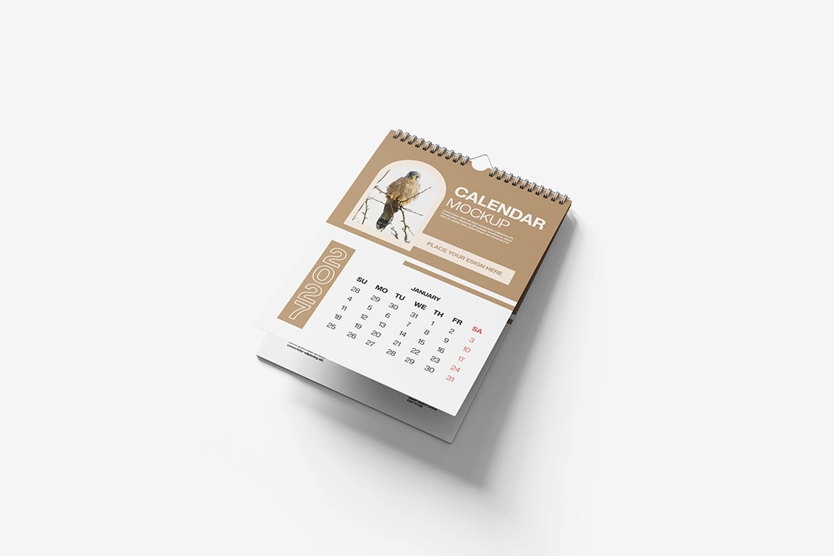 Calendar Mockup, a Mockup by Indah (Photo 3 of 6)