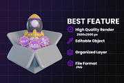 Black Friday 3D Icon Pack, an Object Graphic by Artnivora.Std (Thumbnail 3 of 4)