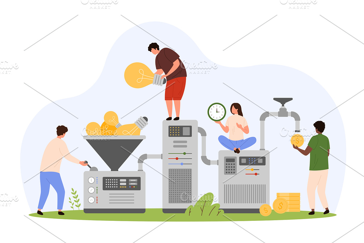 Conversion of business creative, a Person Illustration by Flashvector