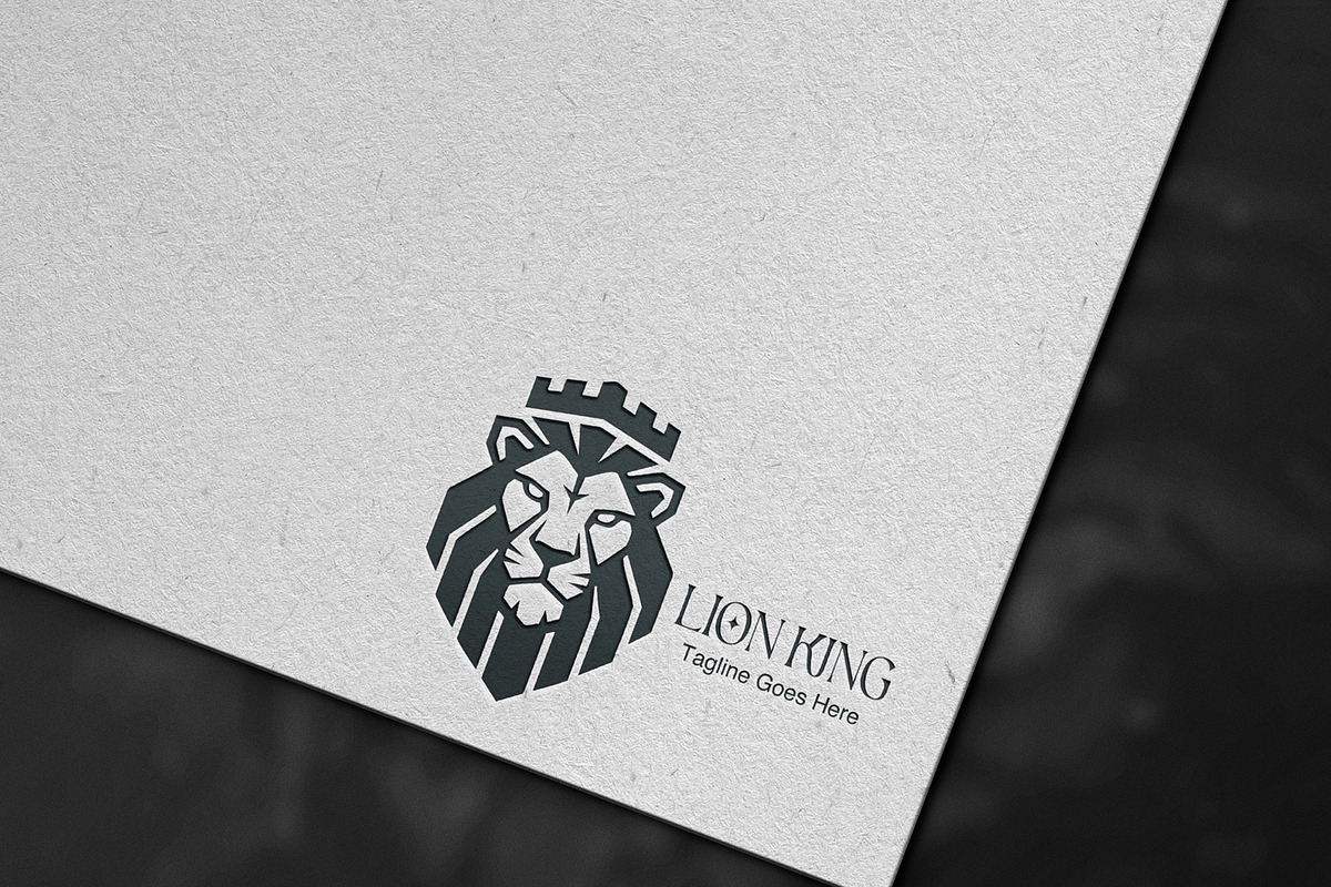 Royal Lion Head Logo Design, a Branding & Logo Template by YUDesignStore (Photo 5 of 7)