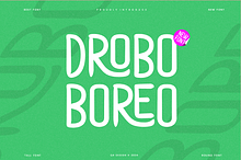 Drobo Boreo - Tall & Condensed Font