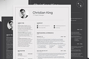 Printable Resume for Project Manager, a Resume Template by MotoCMS (Thumbnail 1 of 2)
