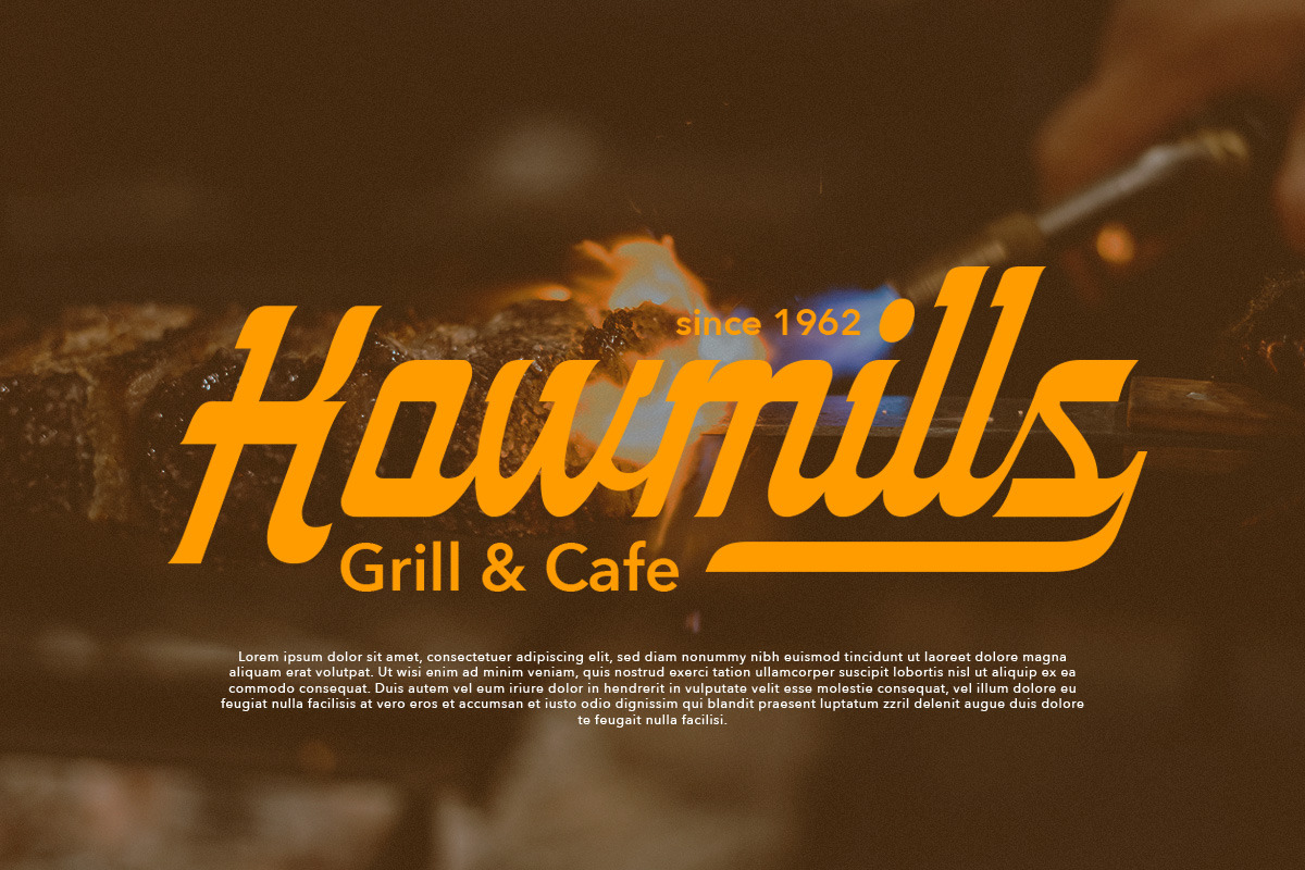 Borndland - Script Display, a Script Font by Letterhend Studio (Photo 8 of 9)