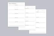Generic Planning Pages Set V-20, a Stationery Template by shahsoft (Thumbnail 2 of 3)