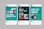Teal Marketing Value Instagram Post, a Social Media Template by Neermana (Thumbnail 2 of 4)