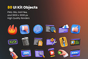 UI KIT Elements 3D Icons, an Object 3D Model by Rakata Studio (Thumbnail 7 of 7)