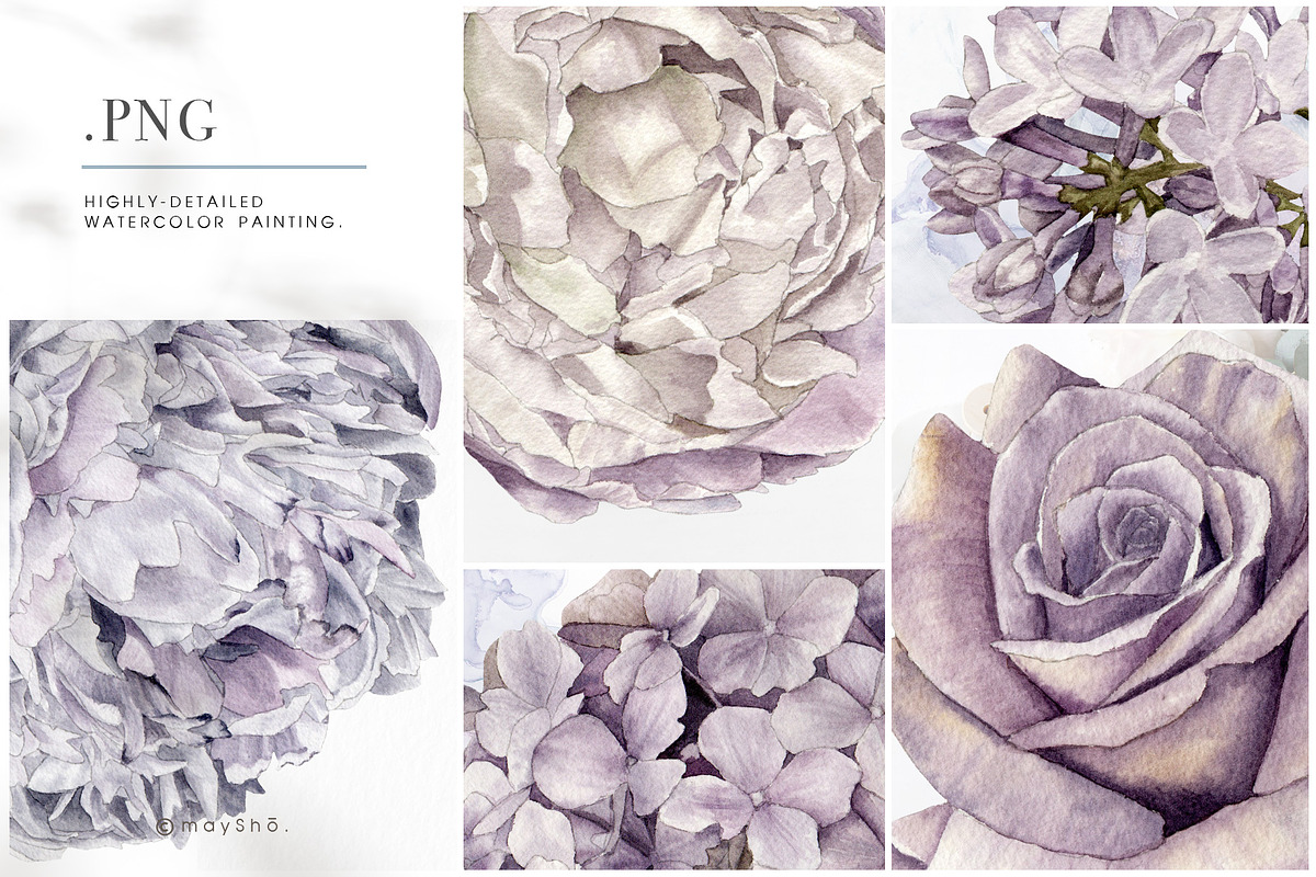 Elegant Florals Bundle 60% OFF, a Person Illustration by May • SHO (Photo 11 of 26)