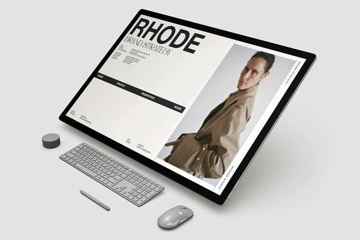 RHODE | Brand Strategy Presentation, a Presentation Template by CreativexGenius (Photo 10 of 10)