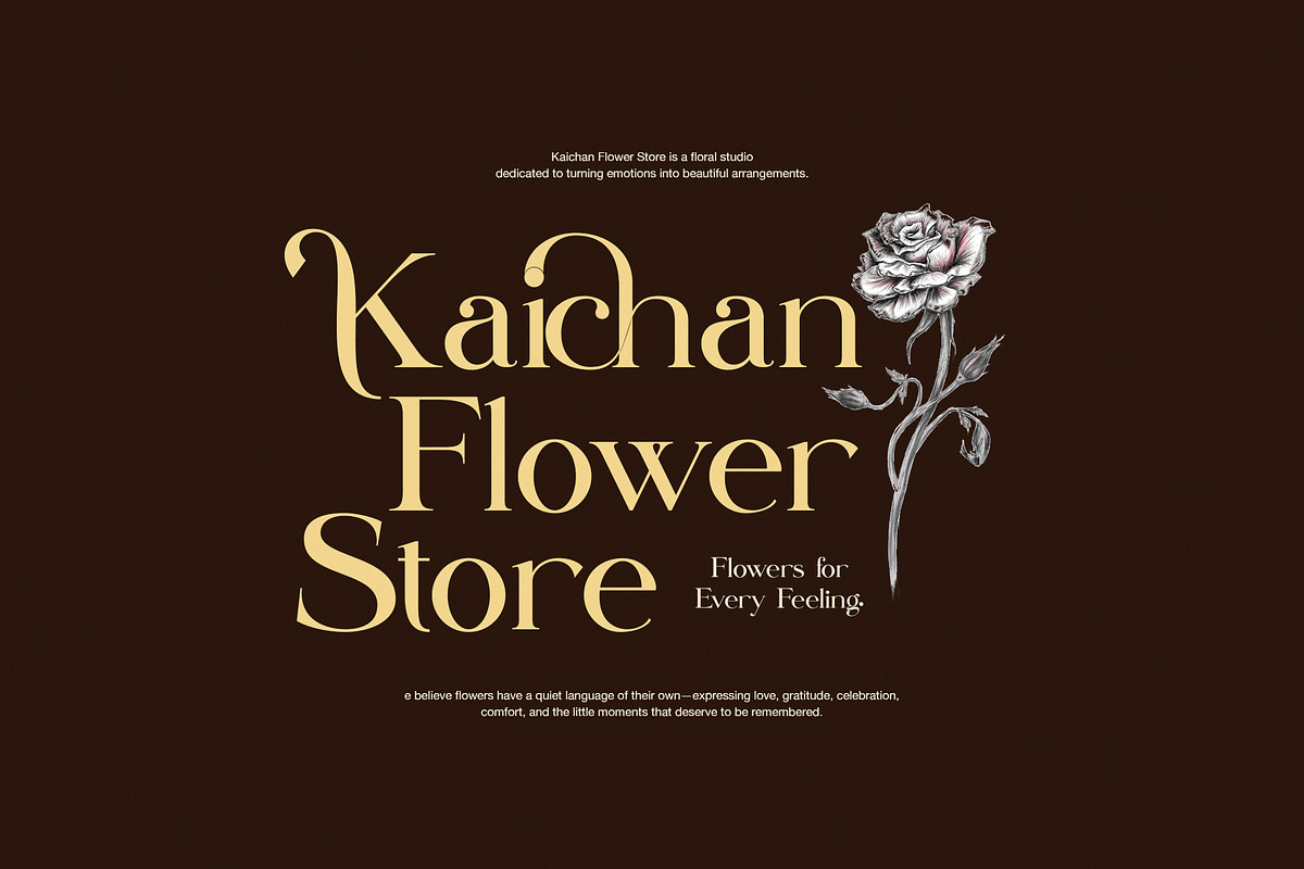 Glofi Elegant Serif Font, a Serif Font by Perfectype (Photo 3 of 8)