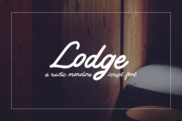Lodge Script | Rustic & Clean preview 7