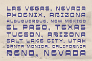 Santa Mesa – A Southwest Typeface, a Sans Serif Font by HipFonts (Thumbnail 10 of 12)