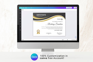 Canva Certificate Template