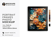Front Portrait Frame Mockup - 11x14, a Household Mockup by Mockups by Carlos Viloria (Thumbnail 1 of 7)