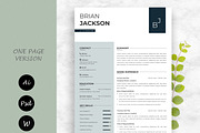 Resume CV / Cover Letter, a Resume Template by Anjum Ilyas (Thumbnail 2 of 7)