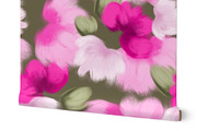 Vibrant pink abstract painted flower, a Pattern Graphic by Nocito Design (Thumbnail 2 of 6)