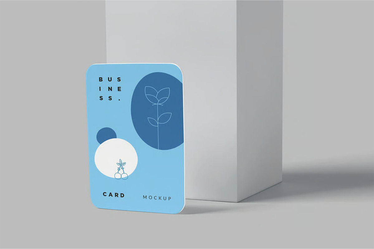 A8 Horizontal Business Card Mockups, an Advertising Mockup by megostudi0 (Photo 2 of 6)