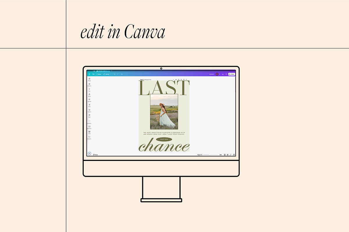 Feminine Canva Email Template Bundle, an Email Template by KikiBunnyCreative (Photo 10 of 11)