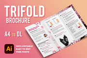 Brochure Template Illustrator, a Brochure Template by Better Be a Designer (Thumbnail 1 of 4)