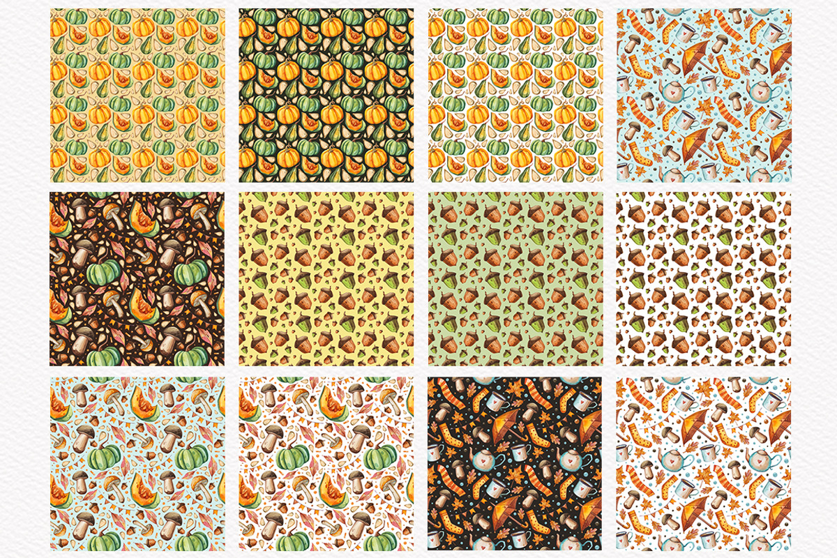 Autumn collection | 102 elements, an Animal Illustration by Aquarellka (Photo 7 of 8)