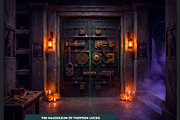 100 Halloween RPG Backdrops, a Seasonal Illustration by ThatsDesignArt (Thumbnail 10 of 19)