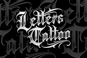 Gangsta Typeface | Tattoo Fonts, a Blackletter Font by Muntab_Art (Thumbnail 4 of 7)