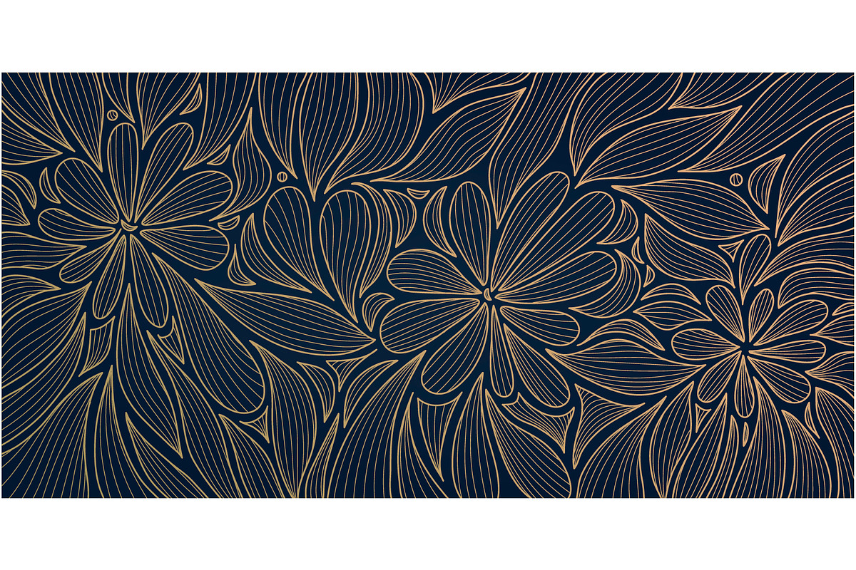 Luxury line leaves art deco patterns, a Pattern Graphic by Marylia (Photo 5 of 16)