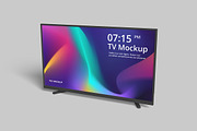 Clean LED TV Mockup, a Mockup by My Code Std (Thumbnail 2 of 6)
