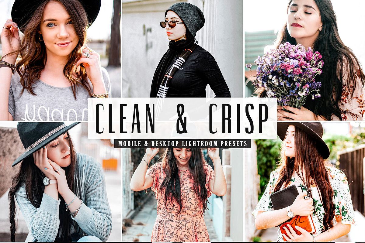 Clean & Crisp Lightroom Presets Pack, an Action Add-On by Creativetacos (Photo 1 of 6)