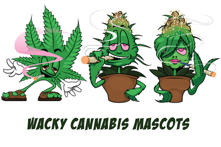 Wacky Cannabis Mascots