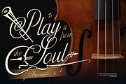 Brisound, a Script Font by Burntilldead (Thumbnail 12 of 12)