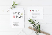 Chic save the date & RSVP templates, an Invitation Template by Chic templates (Thumbnail 1 of 4)