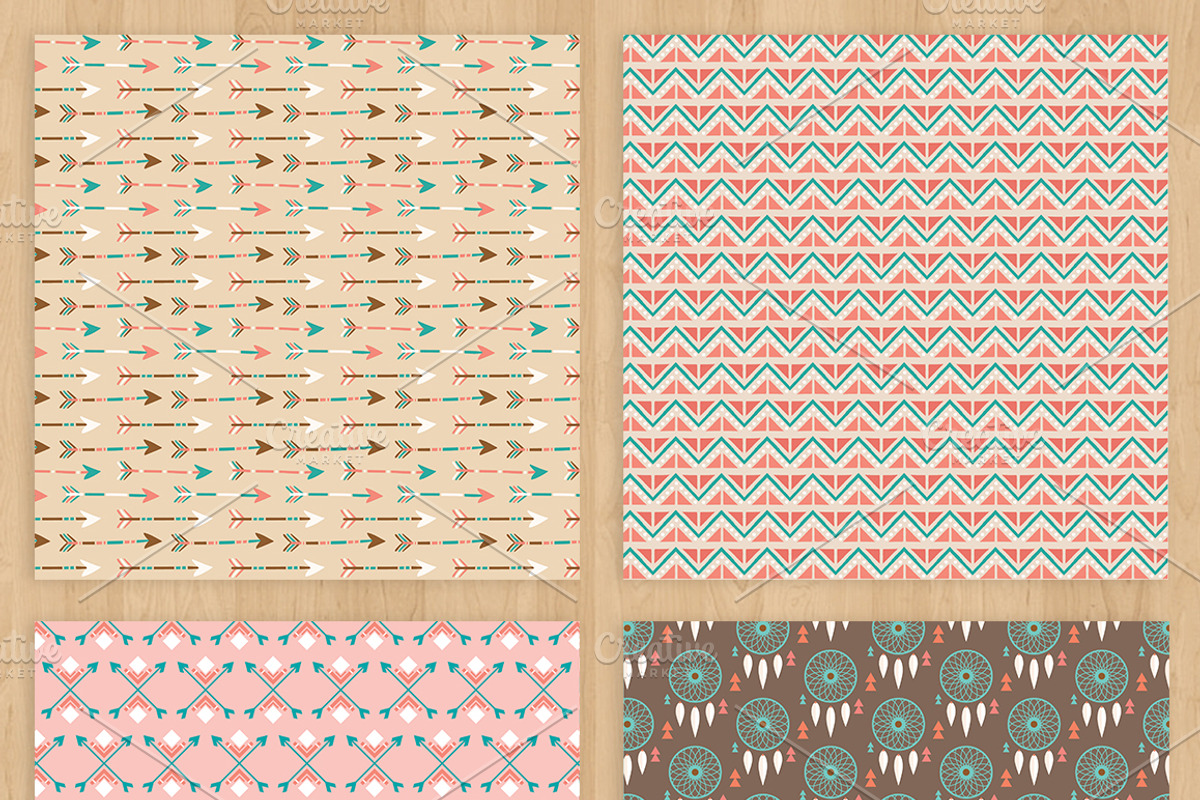 Boho Paper Pack, a Pattern Graphic by Zlatoena Clipart (Photo 3 of 4)