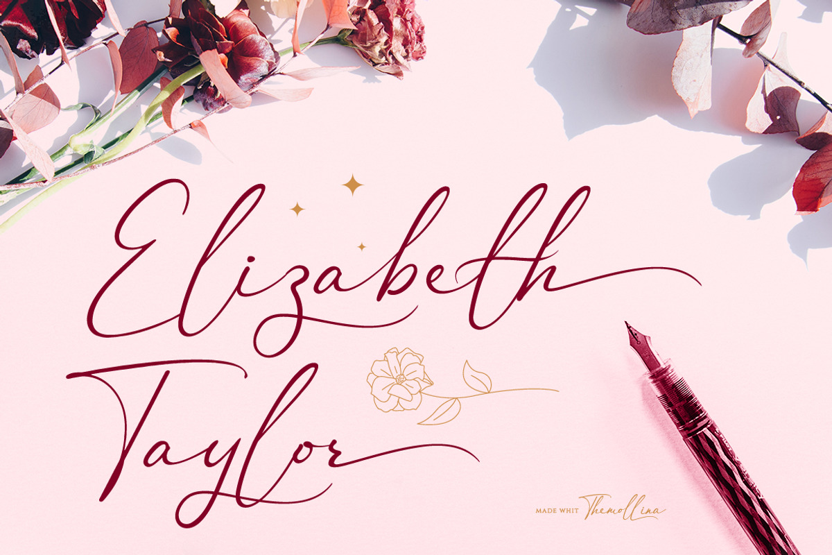 Themollina, a Script Font by kerismaker (Photo 8 of 12)
