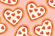 Vector Heart Shaped Pizza, a Food Illustration by Sarah Hearts (Thumbnail 1 of 3)