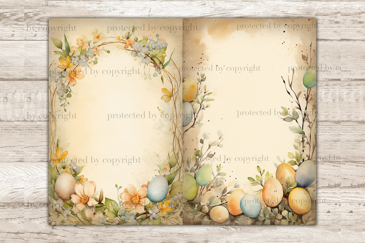Rustic Easter Ephemera | Frame, a Seasonal Illustration by GlamArtZhanna (Photo 7 of 10)