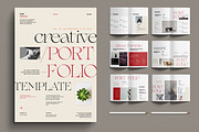 Creative Portfolio Brochure Layout, a Brochure Template by MightyDesign (Thumbnail 1 of 6)