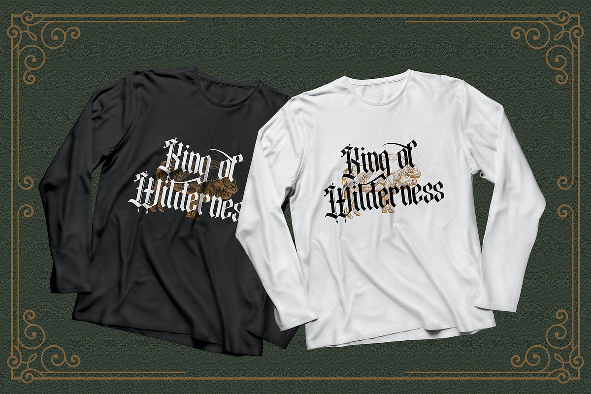 Steffany Wolfeng - Blackletter Font, a Blackletter Font by StringLabs (Photo 3 of 10)